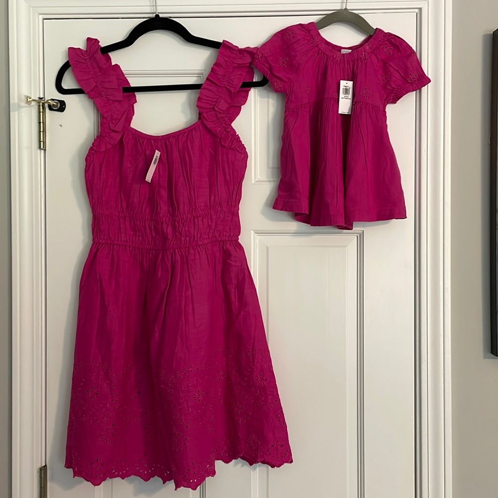 Mommy & me matching outfit - Old Navy NWT - size small woman’s dress and 12-18m